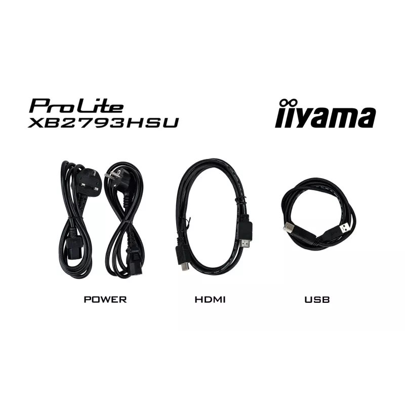 iiyama ProLite XB2793HSU-B1 monitor komputerowy 68,6 cm (27 cali) 1920 x 1080 pikseli Full HD LED Czarny