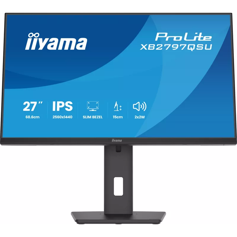 iiyama ProLite XB2797QSU-B1 monitor komputerowy 68,6 cm (27 cali) 2560 x 1440 pikseli Quad HD LED Czarny