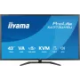 43-calowy monitor IIYAMA ProLite X4373UHSU-B2 LED 4K Ultra HD, 3840×2160, panel VA, 3 ms, 450 cd/m², hub USB 3.2, głośniki, VESA, czarny