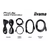 43-calowy monitor IIYAMA ProLite X4373UHSU-B2 LED 4K Ultra HD, 3840×2160, panel VA, 3 ms, 450 cd/m², hub USB 3.2, głośniki, VESA, czarny