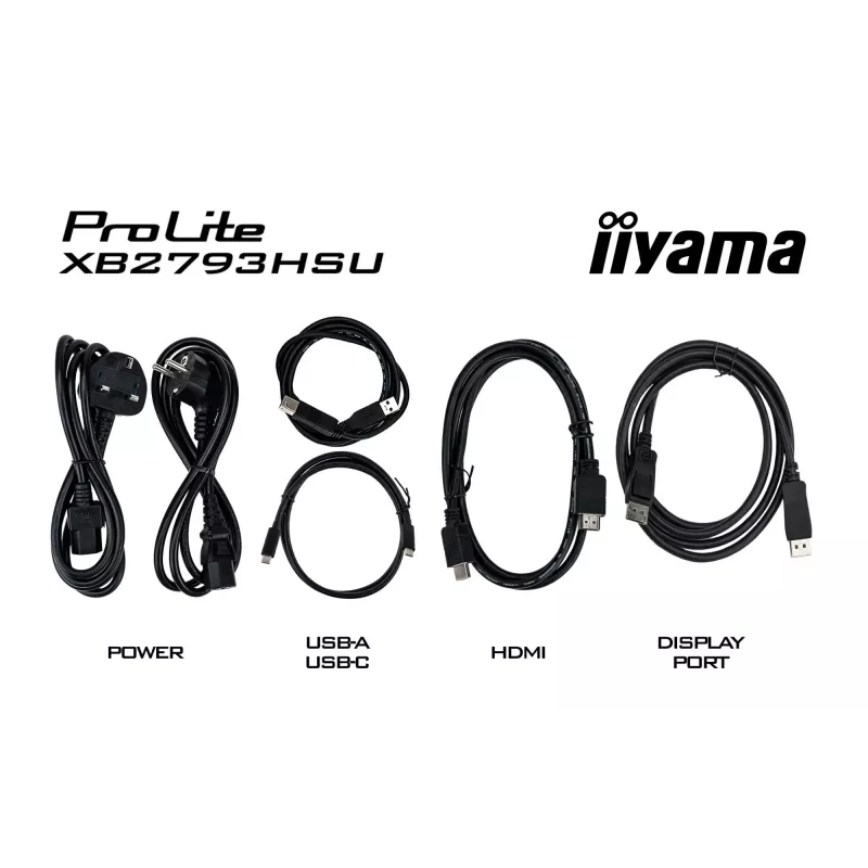 43-calowy monitor IIYAMA ProLite X4373UHSU-B2 LED 4K Ultra HD, 3840×2160, panel VA, 3 ms, 450 cd/m², hub USB 3.2, głośniki, VESA, czarny