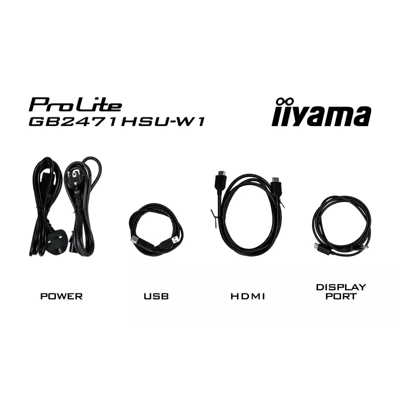Monitor IIYAMA G-Master GB2471HSU-W1 23,8 cala (60,5 cm) Full HD HDMI/DP/USB biały