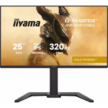 Monitor gamingowy IIYAMA G-Master GB2591HSU-B1 24,5 cala (68,6 cm) Full HD — HDMI/DisplayPort/USB, czarny