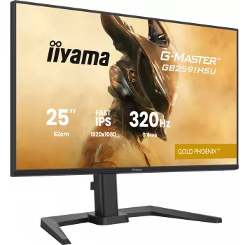 Monitor gamingowy IIYAMA G-Master GB2591HSU-B1 24,5 cala (68,6 cm) Full HD — HDMI/DisplayPort/USB, czarny