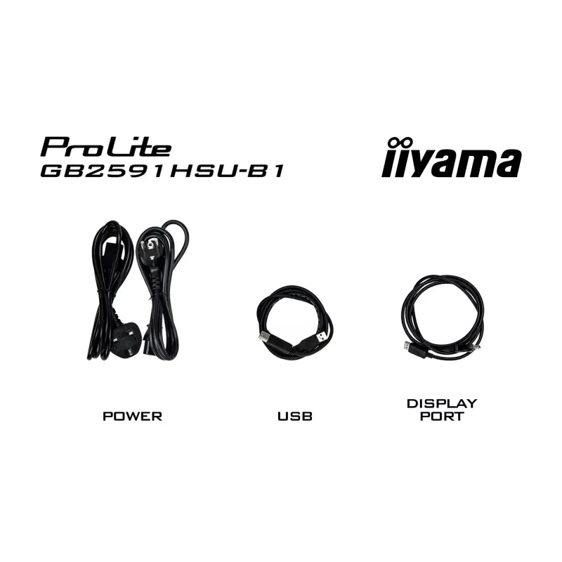 Monitor gamingowy IIYAMA G-Master GB2591HSU-B1 24,5 cala (68,6 cm) Full HD — HDMI/DisplayPort/USB, czarny
