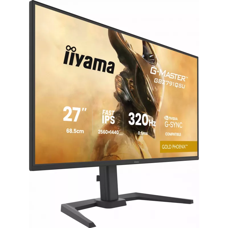 Monitor gamingowy IIYAMA GB2791QSU-B1 27 cali (68,6 cm) QHD z HDMI, DisplayPort i USB, czarny