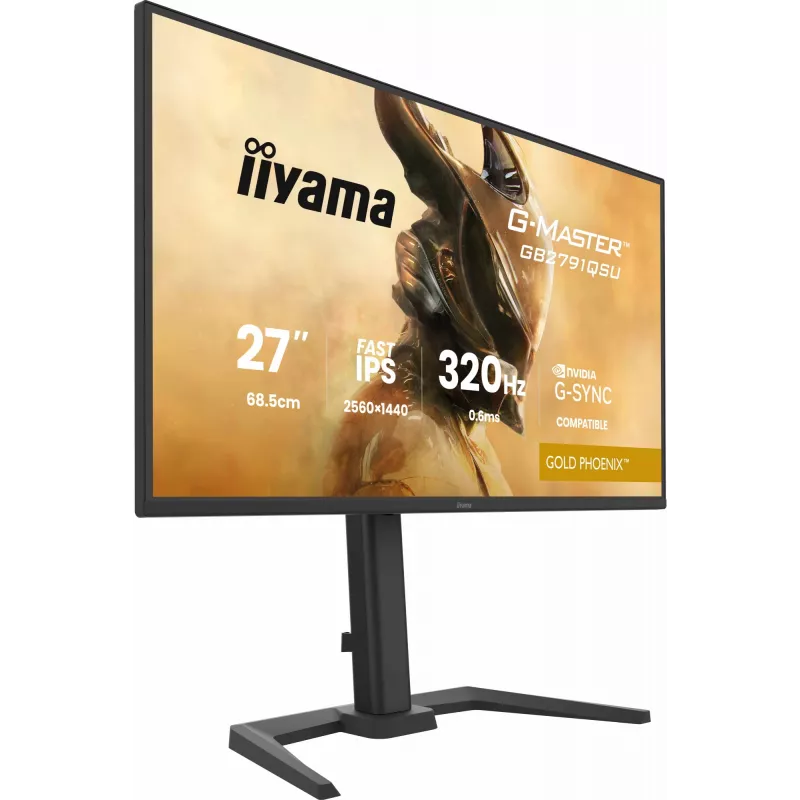 Monitor gamingowy IIYAMA GB2791QSU-B1 27 cali (68,6 cm) QHD z HDMI, DisplayPort i USB, czarny
