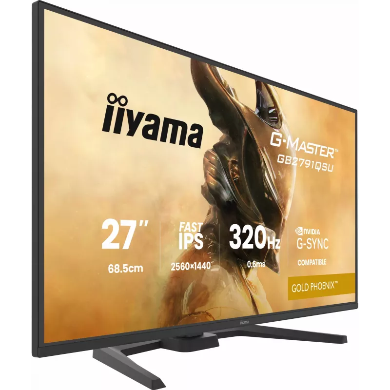 Monitor gamingowy IIYAMA GB2791QSU-B1 27 cali (68,6 cm) QHD z HDMI, DisplayPort i USB, czarny