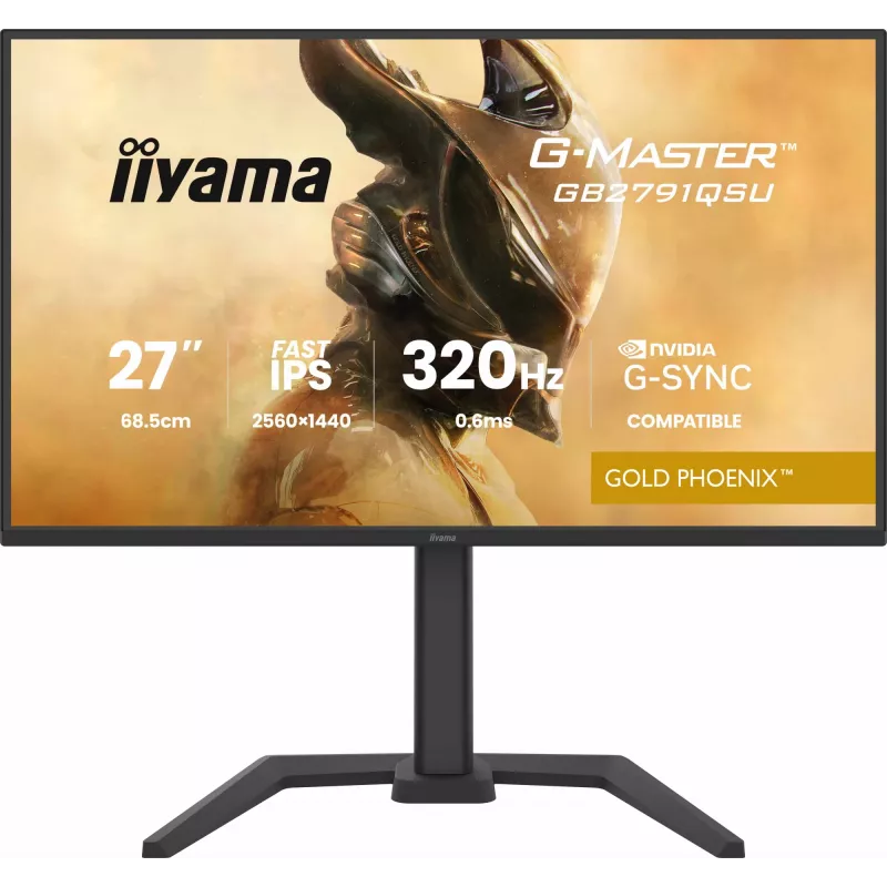 Monitor gamingowy IIYAMA GB2791QSU-B1 27 cali (68,6 cm) QHD z HDMI, DisplayPort i USB, czarny
