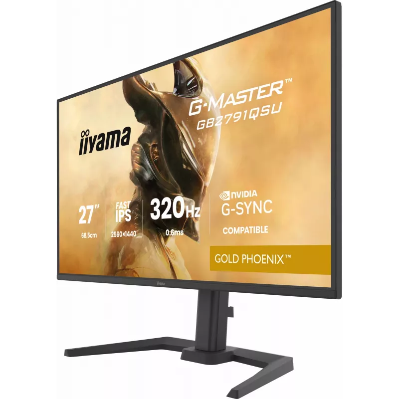 Monitor gamingowy IIYAMA GB2791QSU-B1 27 cali (68,6 cm) QHD z HDMI, DisplayPort i USB, czarny