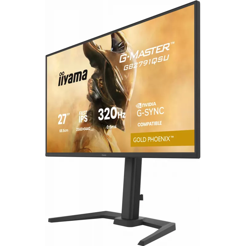 Monitor gamingowy IIYAMA GB2791QSU-B1 27 cali (68,6 cm) QHD z HDMI, DisplayPort i USB, czarny