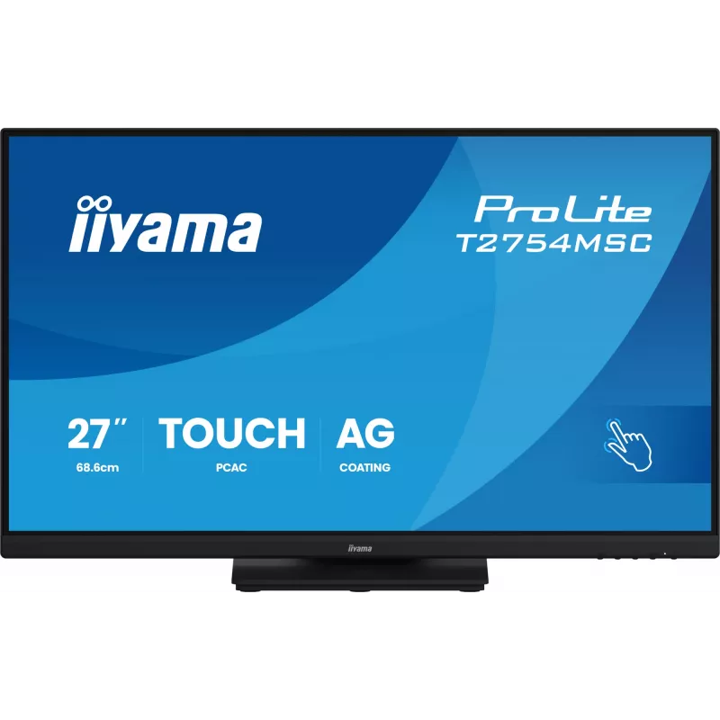 Monitor IIYAMA ProLite T2754MSC-B2AG 27 cali (68,6 cm) Full HD LED HDMI/VGA/USB, czarny