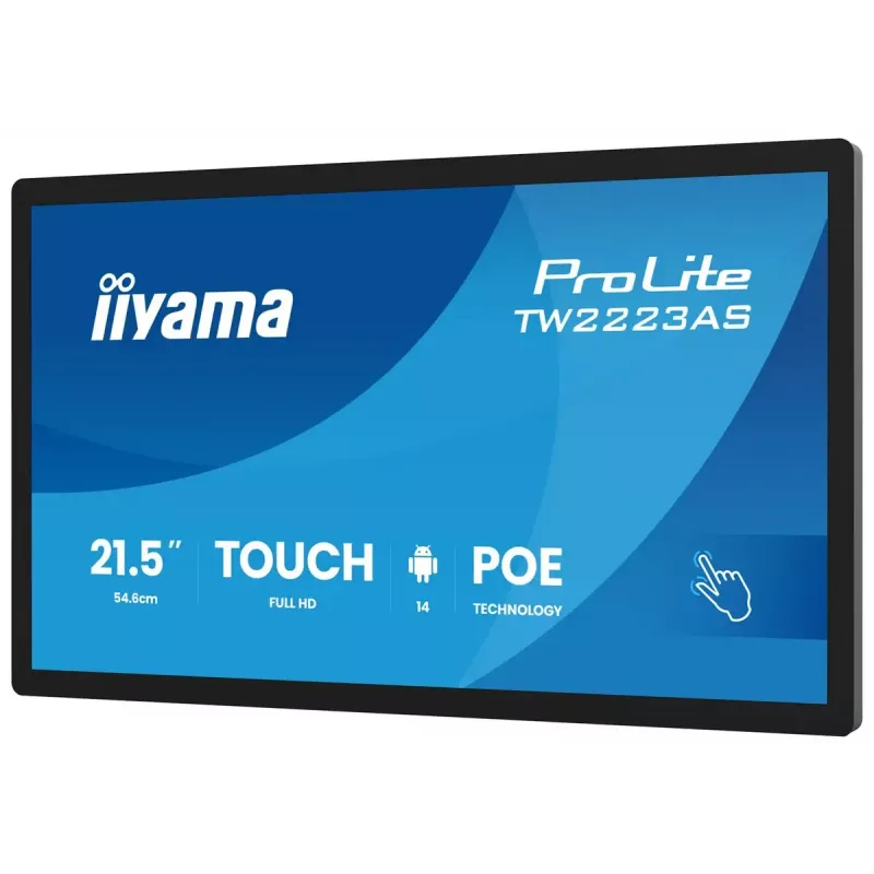 Monitor IIYAMA TW2223AS-B3P 21.5 cala (55.0 cm) M-Touch USB-C Android 16:9