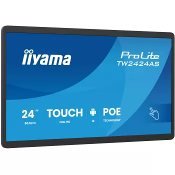Interaktywny płaski panel IIYAMA TW2424AS-B3P 23,8 cala Full HD IPS Ekran dotykowy Wi‑Fi Android 24/7 450 cd/m²