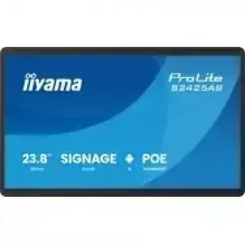 iiyama ProLite S2425AS-B1P Cyfrowy panel informacyjny 60,5 cm (23,8 cala) LCD Wi-Fi 500 cd/m² Full HD Czarny Wbudowany procesor Android 24/7