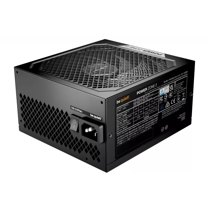 be quiet POWER ZONE 2 | zasilacz 1200 W 20+4-pin ATX ATX Czarny