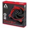 ARCTIC BioniX P120 (czerwony) – zoptymalizowany pod kątem ciśnienia wentylator gamingowy 120 mm z PWM PST