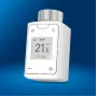 FRITZ Smart Thermo 302 termostat (wewnętrzny), biały, sterowanie przyciskami, bateria AA, 51×51×90 mm