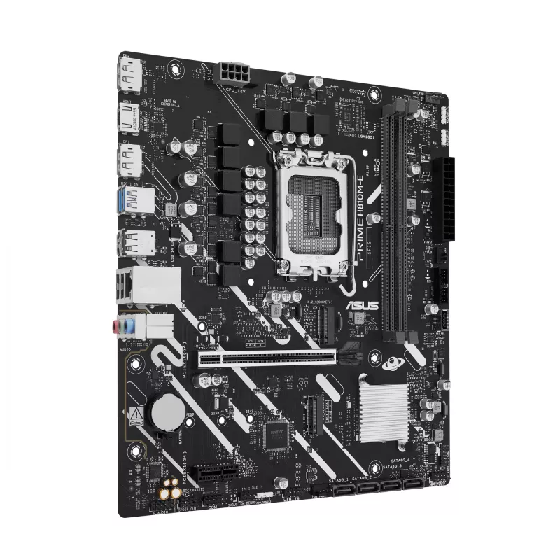 Płyta główna ASUS PRIME H810M-E-CSM LGA1851 Intel H810 mATX, 2×DDR5, 2×DisplayPort, 1×HDMI