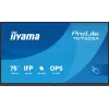 iiyama TN7505A-B1AG Wyświetlacz informacyjny Interaktywny płaski panel 189,3 cm (74,5 cala) 500 cd/m² 4K Ultra HD Czarny Ekran dotykowy