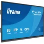 iiyama TN8605A-B1AG Wyświetlacz informacyjny Interaktywny płaski panel 2,17 m (85,6 cala) 500 cd/m² 4K Ultra HD Czarny Ekran dotykowy