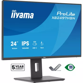 Monitor iiyama ProLite XB2497HSN-B1 60,5 cm (23,8 inch) 1920 x 1080 pikseli Full HD LED Czarny
