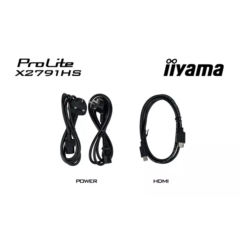 Monitor komputerowy IIYAMA ProLite X2791HS-B1 27 cali IPS Full HD 1920x1080 LED Matowy, wbudowane głośniki, mocowanie VESA, Czarny