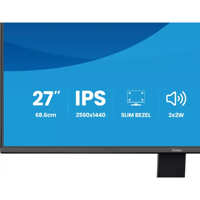 iiyama ProLite X2791QS-B1 monitor komputerowy 68.6 cm (27 cali) 2560 x 1440 pikseli Quad HD LED czarny