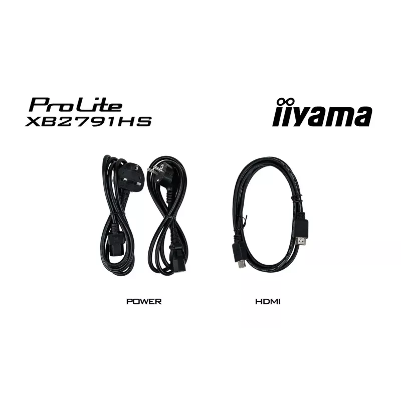 Monitor iiyama ProLite XB2791HS-B1 68,6 cm (27 cali) 1920 x 1080 pikseli Full HD LED Czarny