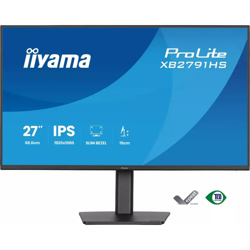 Monitor iiyama ProLite XB2791HS-B1 68,6 cm (27 cali) 1920 x 1080 pikseli Full HD LED Czarny