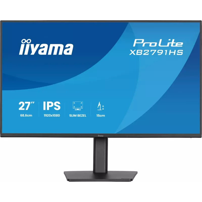 Monitor iiyama ProLite XB2791HS-B1 68,6 cm (27 cali) 1920 x 1080 pikseli Full HD LED Czarny