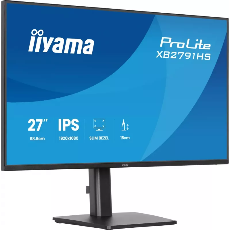 Monitor iiyama ProLite XB2791HS-B1 68,6 cm (27 cali) 1920 x 1080 pikseli Full HD LED Czarny