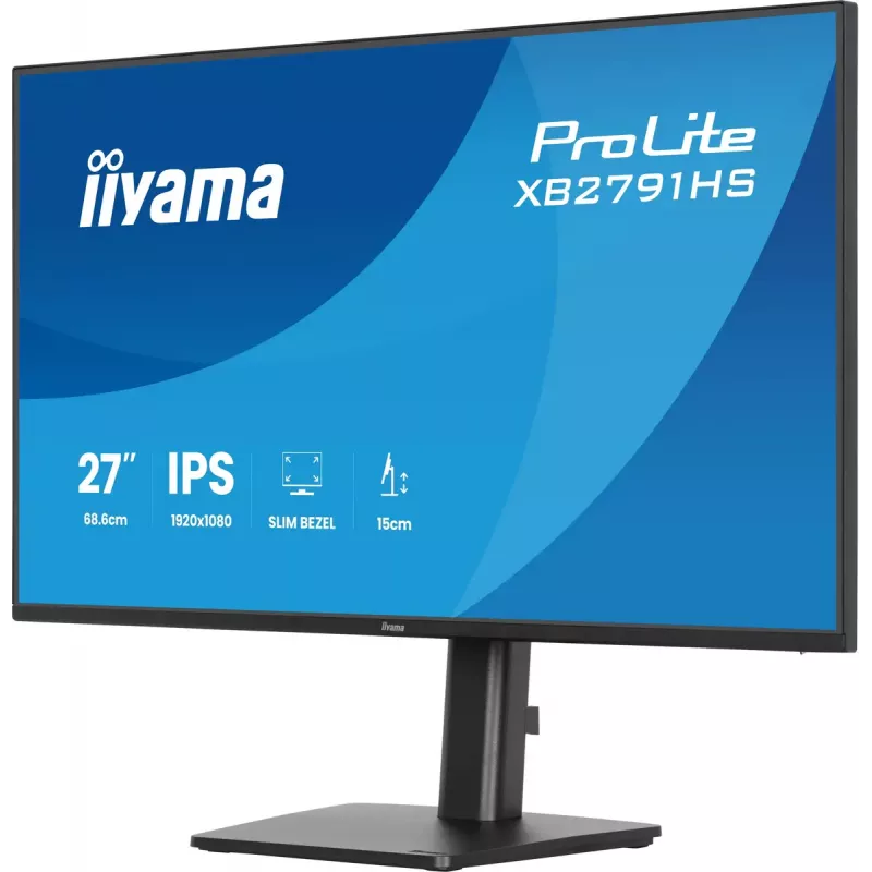 Monitor iiyama ProLite XB2791HS-B1 68,6 cm (27 cali) 1920 x 1080 pikseli Full HD LED Czarny