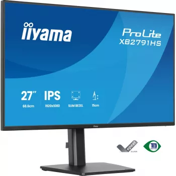 Monitor iiyama ProLite XB2791HS-B1 68,6 cm (27 cali) 1920 x 1080 pikseli Full HD LED Czarny