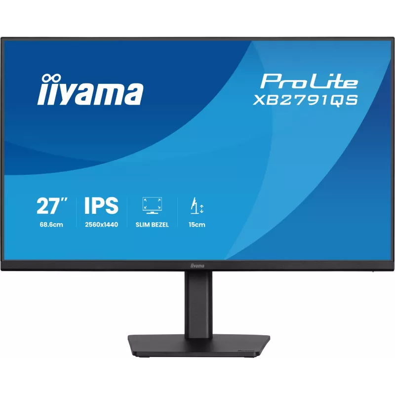 Monitor komputerowy iiyama ProLite XB2791QS-B1 68,6 cm (27 inch) 2560 x 1440 pixele Quad HD LED Czarny