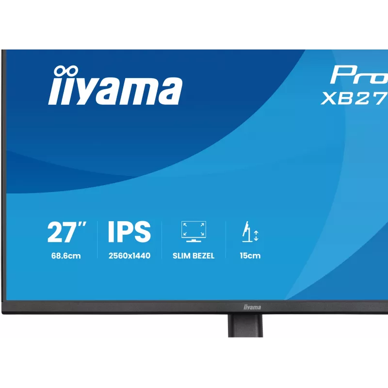 Monitor komputerowy iiyama ProLite XB2791QS-B1 68,6 cm (27 inch) 2560 x 1440 pixele Quad HD LED Czarny