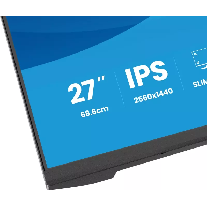 Monitor IIYAMA ProLite XB2793QSU-B1 27 cali (68,6 cm) IPS LED Quad HD 2560x1440, matowy, hub USB, głośniki, VESA, regulacja wysokości, czarny