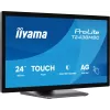 Monitor komputerowy iiyama ProLite T2438MSC-B2 60,5 cm (23,8 cali) 1920 x 1080 pikseli Full HD LED Dotykowy Czarny