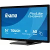 Monitor komputerowy iiyama ProLite T2438MSC-B2 60,5 cm (23,8 cali) 1920 x 1080 pikseli Full HD LED Dotykowy Czarny
