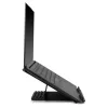 Lindy Składana kwadratowa podkładka pod laptop, Ramię do laptopa, Czarny, Srebrny, Aluminium, Guma, 10 kg, RoHS, REACH i California Proposition 65, 90 - 113 mm