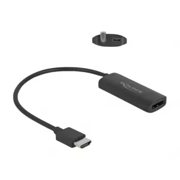 Adapter DeLOCK HDMI-A męski na DisplayPort żeński 8K 0,18m