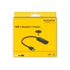 Adapter DeLOCK HDMI-A męski na DisplayPort żeński 8K 0,18m