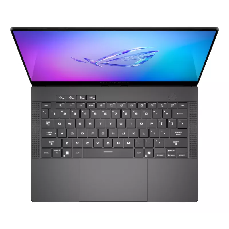 ASUS ROG Zephyrus G14 GA403WR-QS152W AMD Ryzen AI 9 HX 370 Laptop 35,6 cm (14 inch) WQXGA+ 64 GB LPDDR5x-SDRAM 2 TB SSD NVIDIA GeForce RTX 5070 Ti Wi-Fi 7 (802.11be) Windows 11 Home German Czarny, szary