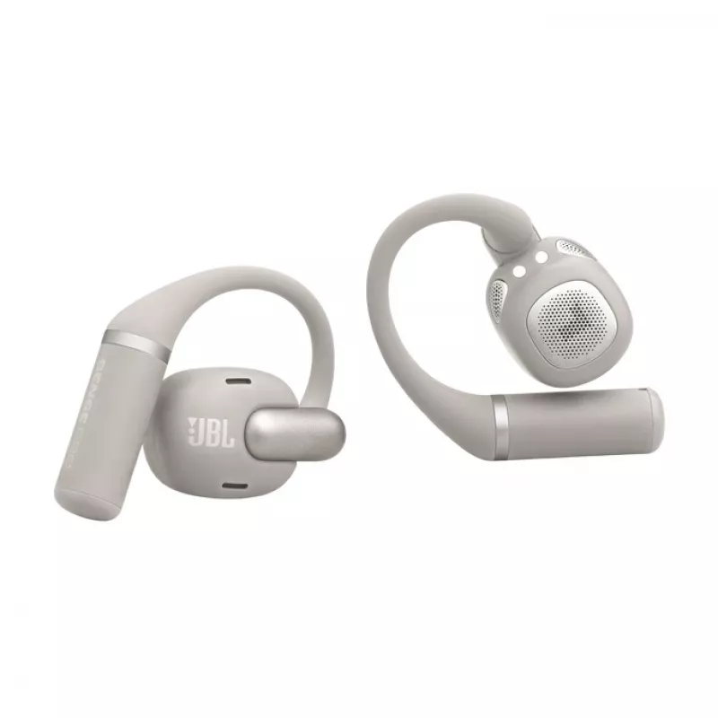 Zestaw słuchawkowy JBL Sense Pro TWS z zaczepem na ucho do rozmów i muzyki, 20–40000 Hz, podstawka ładująca USB‑C, szary, 95,2 g