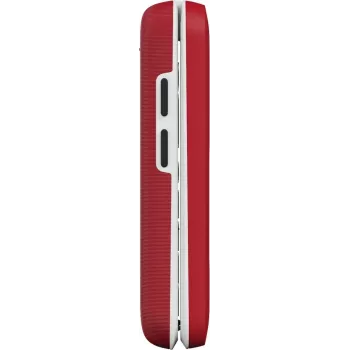 Telefon z klapką Doro Leva E30, 2,8 cala (7,11 cm) 320x240, Single SIM, aparat 0,3 MP, 1150 mAh, IP55, czerwony/biały