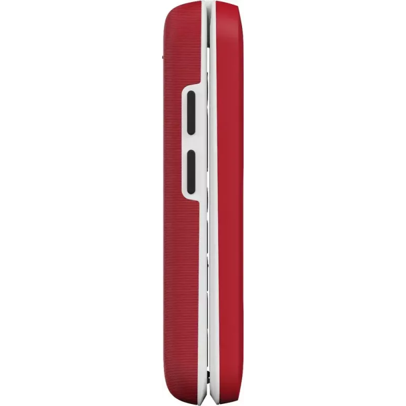 Telefon z klapką Doro Leva E30, 2,8 cala (7,11 cm) 320x240, Single SIM, aparat 0,3 MP, 1150 mAh, IP55, czerwony/biały
