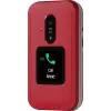 Telefon z klapką Doro Leva E30, 2,8 cala (7,11 cm) 320x240, Single SIM, aparat 0,3 MP, 1150 mAh, IP55, czerwony/biały