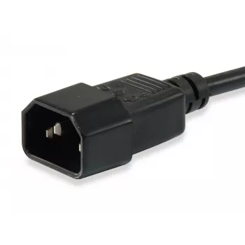 Kabel zasilający Equip 112101 Czarny 3 m C13 C14 sprzęgło