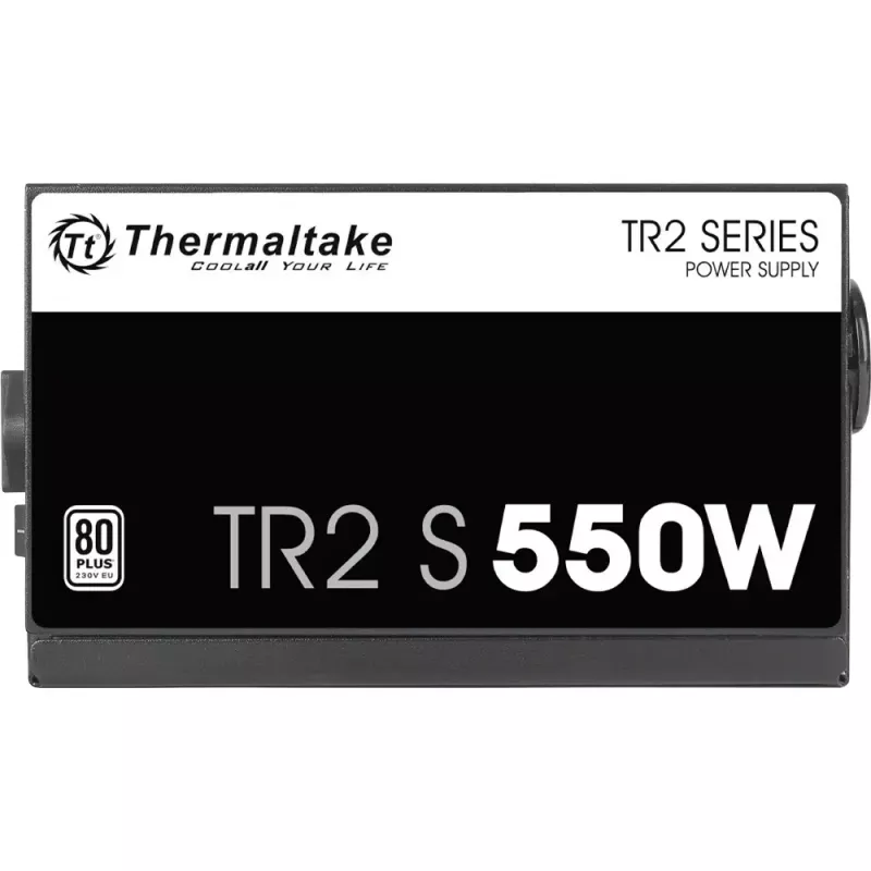 Zasilacz THERMALTAKE TR2 S 550W, ATX, 20+4 pin, 80 PLUS, wentylator 120 mm, czarny