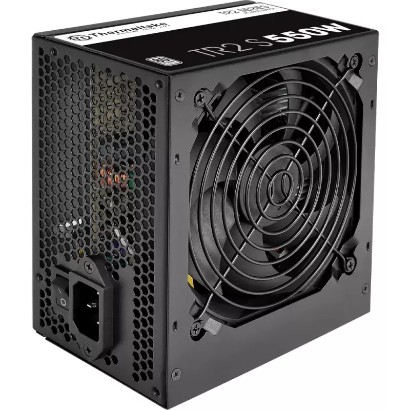 Zasilacz THERMALTAKE TR2 S 550W, ATX, 20+4 pin, 80 PLUS, wentylator 120 mm, czarny